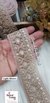 Light Mauve Floral Pearl Embroidery Lace