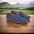The Seti Blue Suede Men Casual Drivers V8 By Ruosh