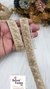 Beige Embroidered Design Trim