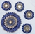 Kundan Handwork Tea-light Candle Rangoli