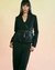 Black Bloom Sculpt Peplum Jacket