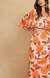 Orange Printed Top