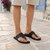 The Indo Black Men Slipper Ruosh
