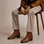 Mauro Florsheim Men Tan Cuban Heel Boots