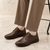 The Shelby Tan Men Plain-Toe Derby Florsheim