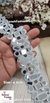 Silver Harmony Geometric Mirror Lace