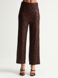 Brown Sequin Trouser