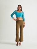 Olive Flared Trouser