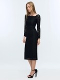 Black Lace Bodycon Dress
