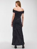 BLACK VELVET DRESS