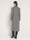 Grey Long Trench Coat