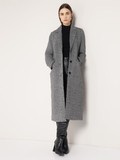 Grey Long Trench Coat