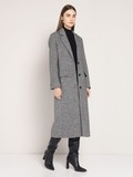 Grey Long Trench Coat