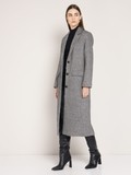 Grey Long Trench Coat