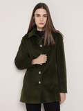 Olive Green Long Coat