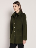 Olive Green Long Coat