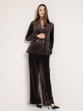 Brown Velvet Blazer