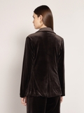 Brown Velvet Blazer