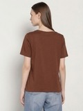 Brown Gold Graphic Tshirt