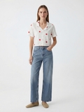 Mayfair White Embroidered Shirt