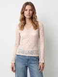 Clie Lace Knitted Top