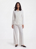 Hana White Blazer