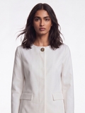 Hana White Blazer
