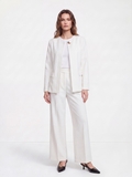 Hana White Trouser