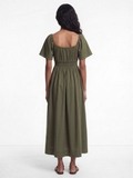 Clemia Olive Dress