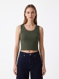 Helene Olive Top