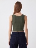 Helene Olive Top