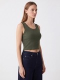 Helene Olive Top