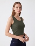 Helene Olive Top