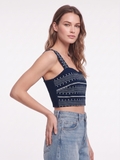 Clyde blue top
