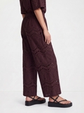 Morgane wine trouser