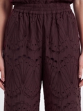 Morgane wine trouser