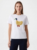 Duck Graphic White Tshirt