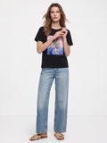 Cleon Black Graphic Tshirt