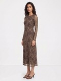 Kasia Brown Printed Dress