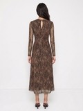 Kasia Brown Printed Dress