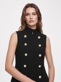 Norah Black Vest