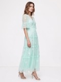 Emilie Mint Green Lace Dress