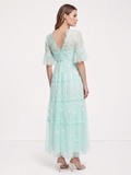 Emilie Mint Green Lace Dress