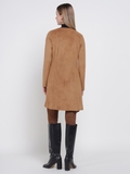 Brown Suede Shrug