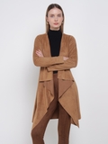 Brown Suede Shrug