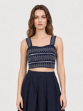 Clyde blue top