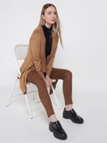 Brown Suede Shrug
