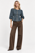 Magalia Blue Top