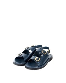 Classic Two Strap Leather Sandals