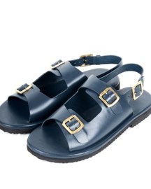 Classic Two Strap Leather Sandals
